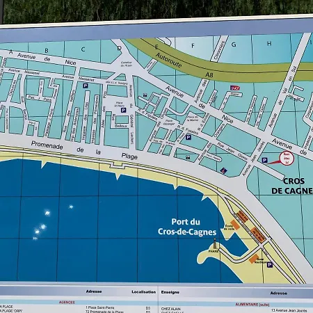 Lejlighed Front Luxury Near Airport Cagnes-sur-Mer